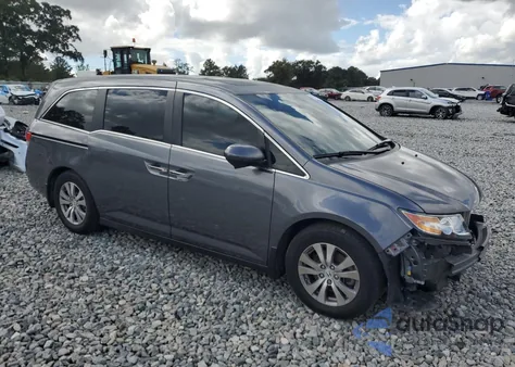 2014 Honda Odyssey Exl z USA, uszkodzony, nr VIN 5FNRL5H68EB040257